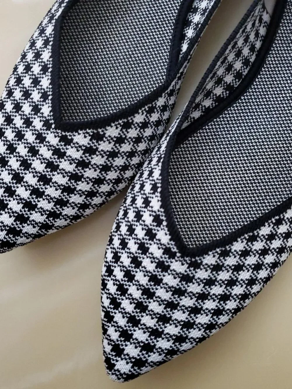 Rothy's The Point in Picnic Slip On Women's Ballet Comfort Gingham Flats Size 12